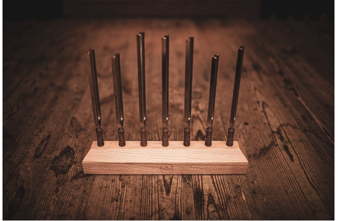 Set diapazoane meditaţie Meinl Planetary Tuned Therapy Tuning Fork Chakra Set - 7 pcs.