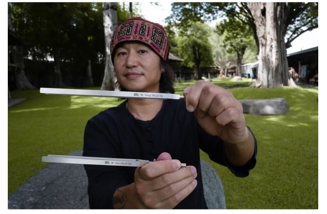 Set diapazoane terapeutice  Meinl Sonic Energy 2-piece TCM Therapy Tuning Fork Yin & Yang Set