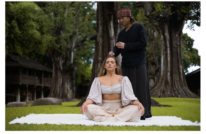 Set diapazoane terapeutice  Meinl Sonic Energy 2-piece TCM Therapy Tuning Fork Yin & Yang Set