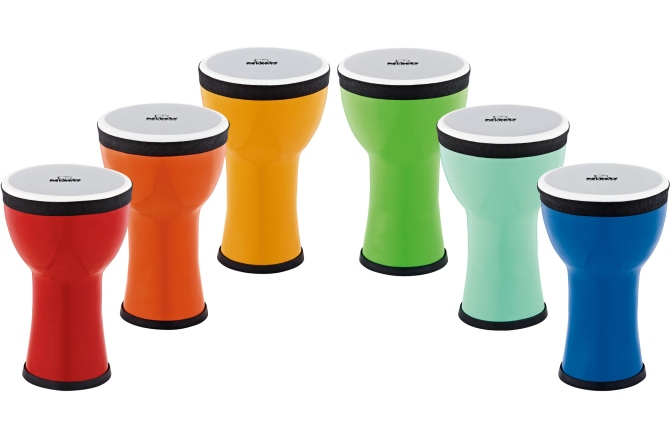 Set Djembe Nino Percussion Classroom Djembe Group Rhythm Set - 6 Pcs.