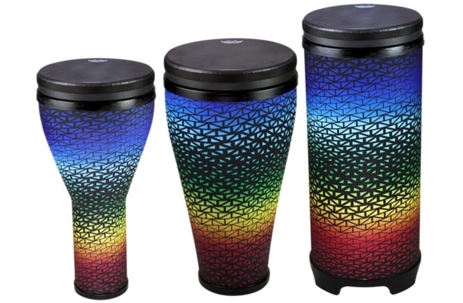 Set djembe timbau si tubano Remo Seturi Festival Combo Pack Holi Blue DP-2510-AA-67