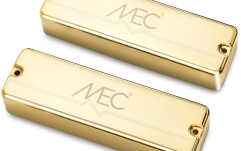 Set doze bas MEC Pickups  Active Soapbar Humbucker Bass Pickup Set, Metal Cover, 5-String - Gold