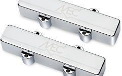 Set doze chitară bas MEC Pickups  Active J/J-Style Bass Pickup Set, Metal Cover, 4-String - Chrome