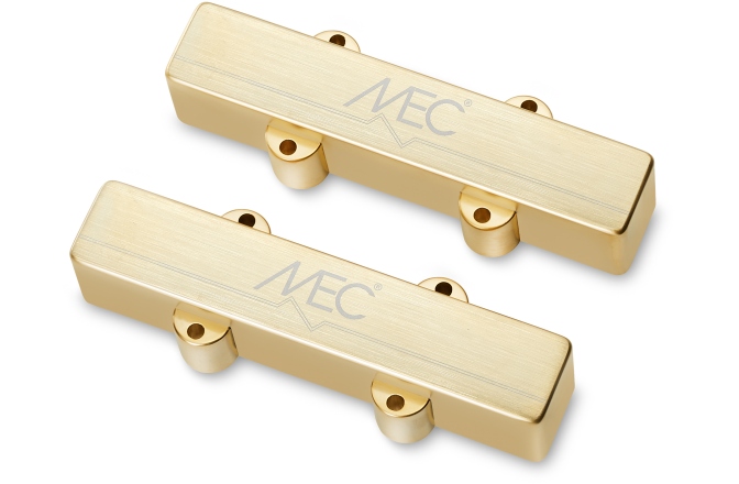 Set doze chitară bas MEC Pickups  Active J/J-Style Bass Pickup Set, Metal Cover, 5-String - Brushed Gold