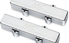 Set doze chitară bas MEC Pickups  Active J/J-Style Bass Pickup Set, Metal Cover, 5-String - Chrome