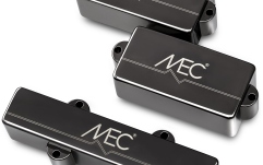Set doze chitară bas MEC Pickups  Active P/J-Style Bass Pickup Set, Metal Cover, 4-String - Black Chrome