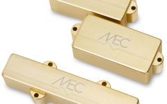 Set doze chitară bas MEC Pickups  Active P/J-Style Bass Pickup Set, Metal Cover, 4-String - Brushed Gold