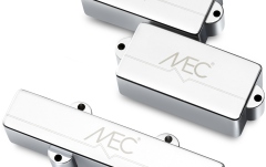 Set doze chitară bas MEC Pickups  Active P/J-Style Bass Pickup Set, Metal Cover, 4-String - Chrome