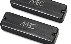 Set doze chitară bas MEC Pickups  Active Soapbar Humbucker Bass Pickup Set, Metal Cover, 5-String - Brushed Black Chrome