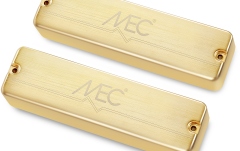Set doze chitară bas MEC Pickups  Active Soapbar Humbucker Bass Pickup Set, Metal Cover, 6-String - Brushed Gold