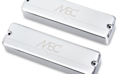Set doze chitară bas MEC Pickups  Active Soapbar Humbucker Bass Pickup Set, Metal Cover, 6-String - Chrome