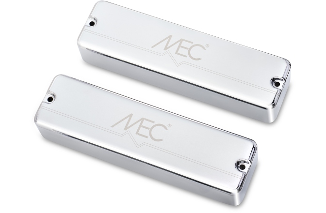 Set doze chitară bas MEC Pickups  Active Soapbar Humbucker Bass Pickup Set, Metal Cover, 6-String - Chrome