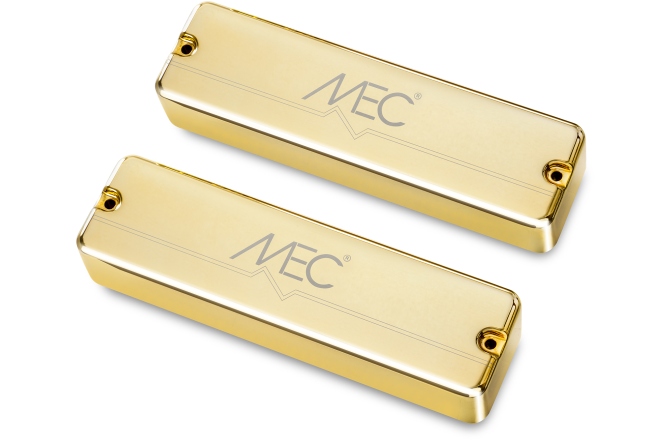 Set doze chitară bas MEC Pickups  Active Soapbar Humbucker Bass Pickup Set, Metal Cover, 6-String - Gold