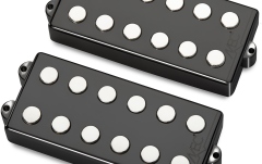 Set doze chitară bas MEC Pickups  Passive MM-Style Bass Pickup Set, Metal Cover, 6-String - Black Chrome