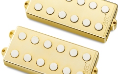 Set doze chitară bas MEC Pickups  Passive MM-Style Bass Pickup Set, Metal Cover, 6-String - Gold