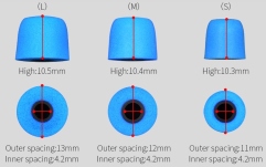 Set Earpads KZ Acoustics Earplugs set FOAM