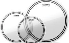 Set Fețe de Tobă Evans EC2 Tompack Clear Rock (10 inch 12 inch 16 inch)