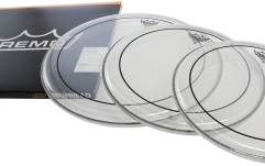 Set feţe de Tobă Remo Set feţe de Tobă Pinstripe Clear ProPack PP-0912-PS