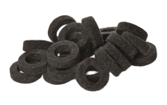 Set garnituri strap Bulldog Natural Felt Rings Anthracite (22pcs)