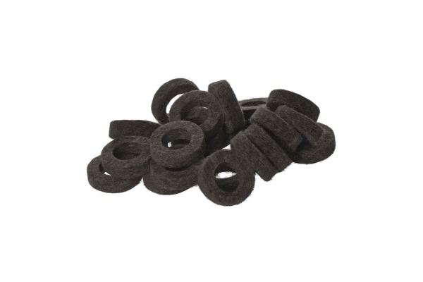 Natural Felt Rings Anthracite (22pcs) Natural Felt Rings Anthracite (22pcs)