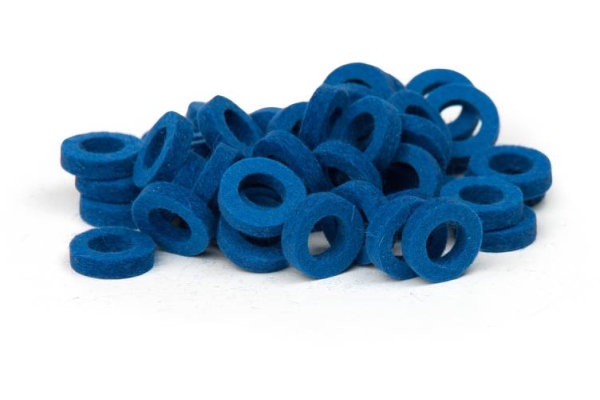 Natural Felt Rings - Gentian Violet Natural Felt Rings - Gentian Violet