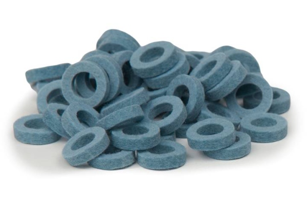 Natural Felt Rings - Light Blue Natural Felt Rings - Light Blue