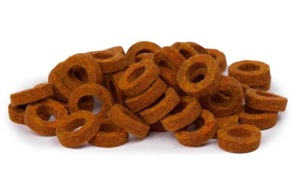 Natural Felt Rings - Mottled Natural Felt Rings - Mottled