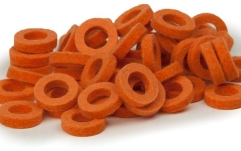 Set garnituri strap Bulldog Natural Felt Rings - Pastel Orange
