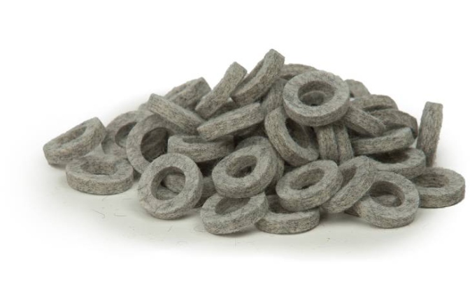Set garnituri strap Bulldog Natural Felt Rings - Tinged Grey