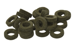 Set garnituri strap Bulldog Natural Felt Rings Tinged with Green (22pcs)