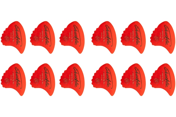 Shark Fin Goldprint Soft, red set 12