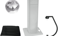 Set glob cu oglinzi Eurolite Set Mirror ball 30cm with Stage Stand variable + Cover black