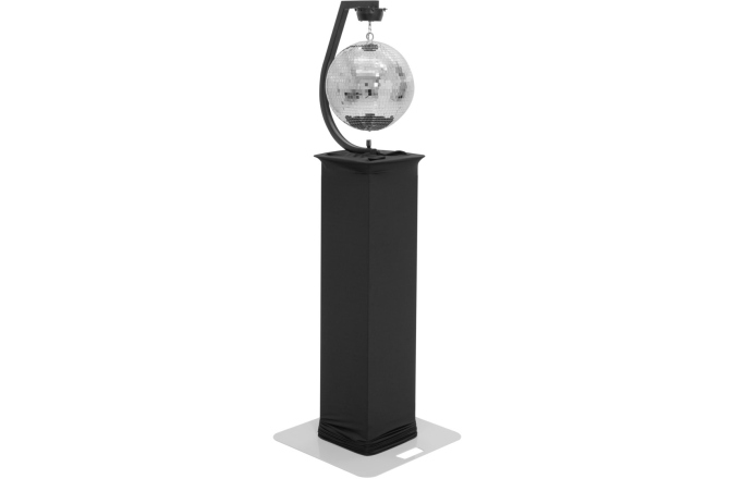Set glob cu oglinzi Eurolite Set Mirror ball 30cm with Stage Stand variable + Cover black