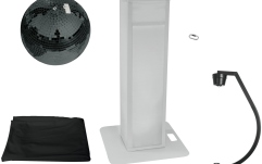 Set glob cu oglinzi Eurolite Set Mirror ball 50cm black with Stage Stand variable + Cover black