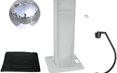 Set glob cu oglinzi Eurolite Set Mirror ball 50cm with Stage Stand variable + Cover black