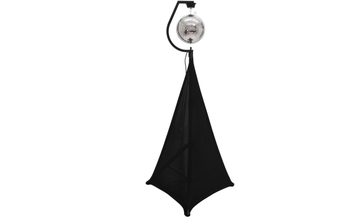 Set glob cu oglinzi Eurolite Set Mirror ball 50cm with stand and tripod cover black
