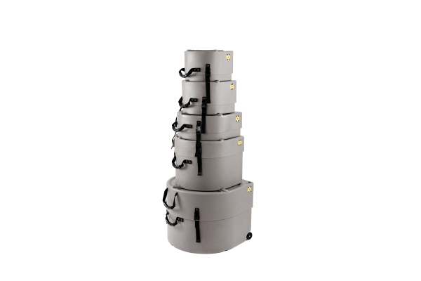 Fusion Case Set 2 - 20“ Bass Drum, 10“ Tom, 12“ Tom, 14“ Floor Tom, 14“ Snare Drum - Granite / fully lined Fusion Case Set 2 - 20“ Bass Drum, 10“ Tom, 12“ Tom, 14“ Floor Tom, 14“ Snare Drum - Granite / fully lined