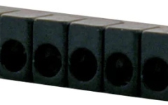 Set inserții saddle Floyd Rose  FRXSLIBBP - FRX String Lock Insert Blocks (6 pcs) - Black