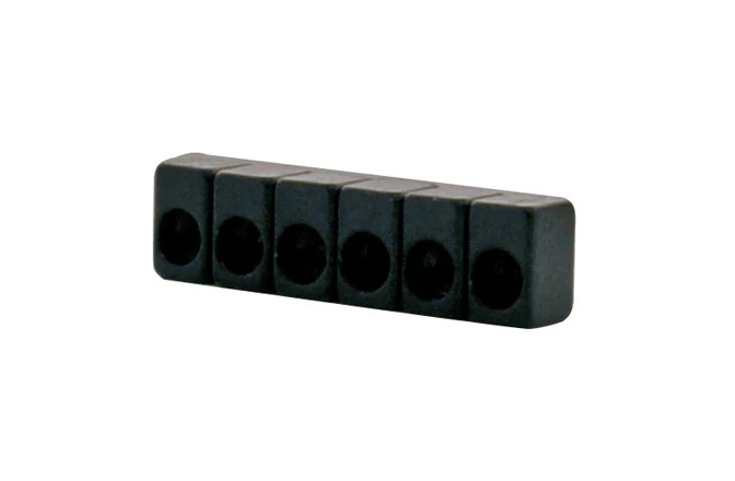 Set inserții saddle Floyd Rose  FRXSLIBBP - FRX String Lock Insert Blocks (6 pcs) - Black