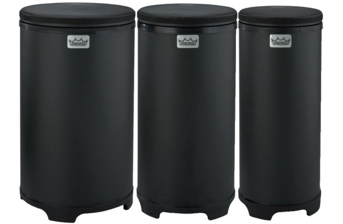 Set instrumente percuție Remo Set Festival Tubano Black Matte