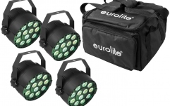 Set lumini cu geantă de transport  Eurolite Set 4x LED PARty TCL Spot + Soft Bag