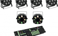 Set lumini Eurolite Set 4x LED SLS-7 HCL Floor + 2x LED FE-700 + DMX LED Color Chief Controller