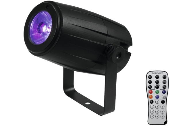 Set lumini și accesorii Disco  Eurolite Mirror Ball 30cm with motor + LED PST-5 QCL Spot bk