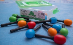 Set Maracas Nino Percussion Molded ABS Egg Maracas Set NINOSET56
