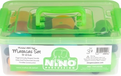 Set Maracas Nino Percussion Molded ABS Egg Maracas Set NINOSET56