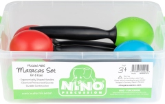 Set Maracas Nino Percussion Molded ABS Egg Maracas Set NINOSET575