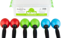Set Maracas Nino Percussion Molded ABS Egg Maracas Set NINOSET575