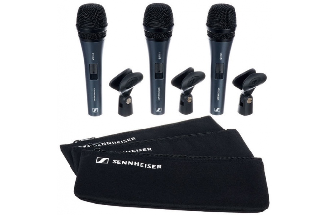 Set microfoane vocale Sennheiser E835 S 3Pack