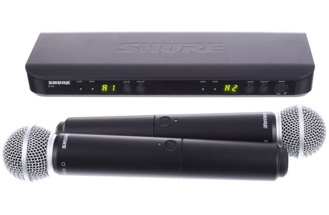Set microfoane Wireless Shure BLX288 / SM58 H8E