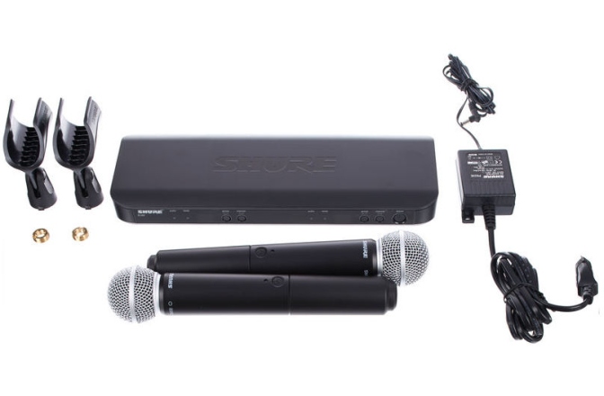 Set microfoane Wireless Shure BLX288 / SM58 H8E